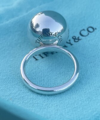 Tiffany & Co. Sterling Silver 925 LARGE 15.5mm City HardWear Bead 
