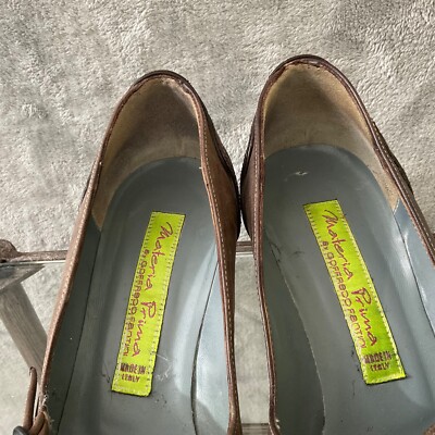 MATERIA PRIMA Leather shoes size 38/7.5 GOFFREDO FANTINI