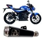 arrow exhaust o pro-race black nichrom suzuki gsx-s 125 2020 20