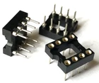 5pcs Precision DIP8 Socket 8 Pin DIL IC Socket Gold Plated 0.3" 2,54mm PreciDip