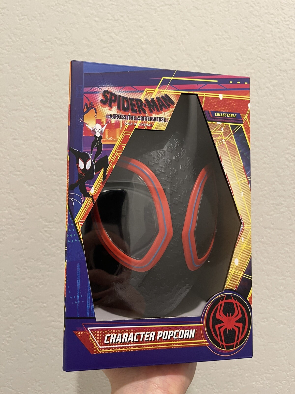 Spider Man Across the SpiderVerse Popcorn Bucket Miles Morales IN