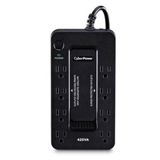 CyberPower ST425 425VA/260W, Standby UPS, Compact, 120V, 8 NEMA 5-15R Outlets