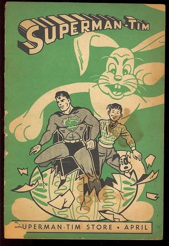 Superman-Tim (April, 1947) Golden Age Vintage Giveaway Comic 1947 GD+