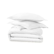 100 Organic Cotton Duvet Cover Size - Naturally Soft Lightweight  King White