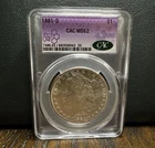 1881-S Morgan Silver Dollar $1 CACG MS63 TRADER BEA SLAB