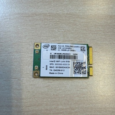Intel WiFi Link 5100 512AN_MMW Wireless (2.4/ 5GHz) Mini PCIe 802.11a/b/g/n WLAN