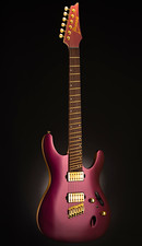 Guitarra Eléctrica Ibanez SML721 6 Cuerdas Púrpura 24 Trastes Oro Rosa Camaleón