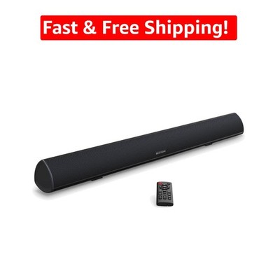 Room-Filling 28-Inch Soundbar with Wireless HDMI & Bass Adjustable Features