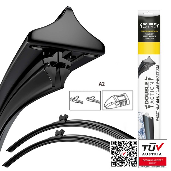 Scheibenwischer FüR Volkswagen Touran Set FüR Frontscheibe Double Action D3045-image
