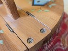  Decorative Country Cottage Wooden Sewing/Bread Flip Top Basket w/ Birdhouses — photo 10
