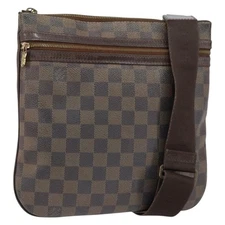 Louis Vuitton Bosphore Pochette Damier Brown Canvas Shoulder Bag Bag Authentic
