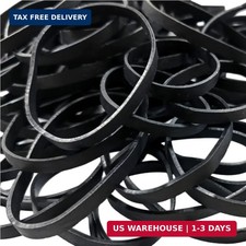 Tactical Rubber Bands Size 64 3 1/2" x 1/4" , 100 Pcs Black Wide Thick Large