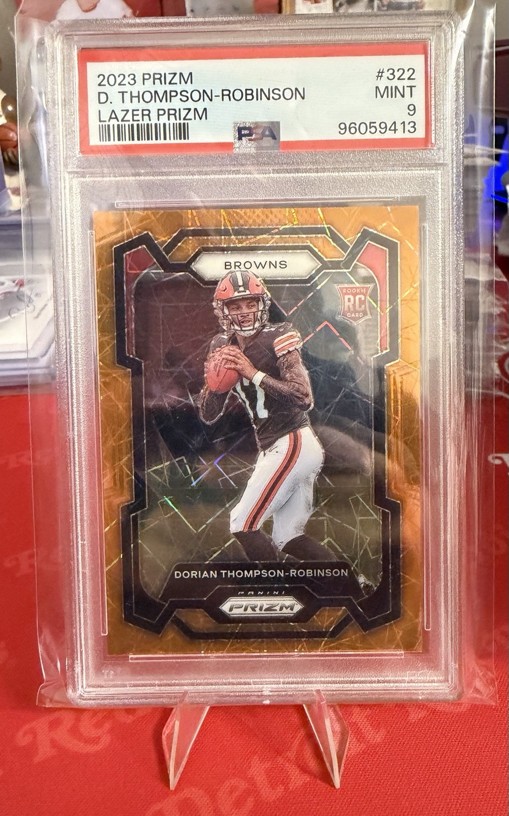 2023 Panini Prizm - Rookies Dorian Thompson-Robinson #322 Lazer Prizm (RC)