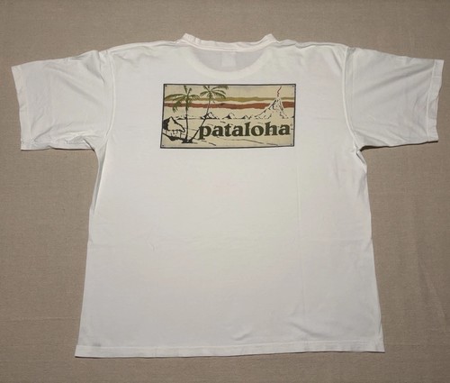 Patagonia, Vintage Patagonia Pataloha Beneficial T’s T-Shirt White Men’s XL Organic Cotton