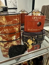 Vintage  OPIUM YSL PARFUM 1oz 30ml PURE PARFUM EXTRAIT Perfume Splash