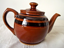 Sadler Tea Pot 1 pint Brown Banded