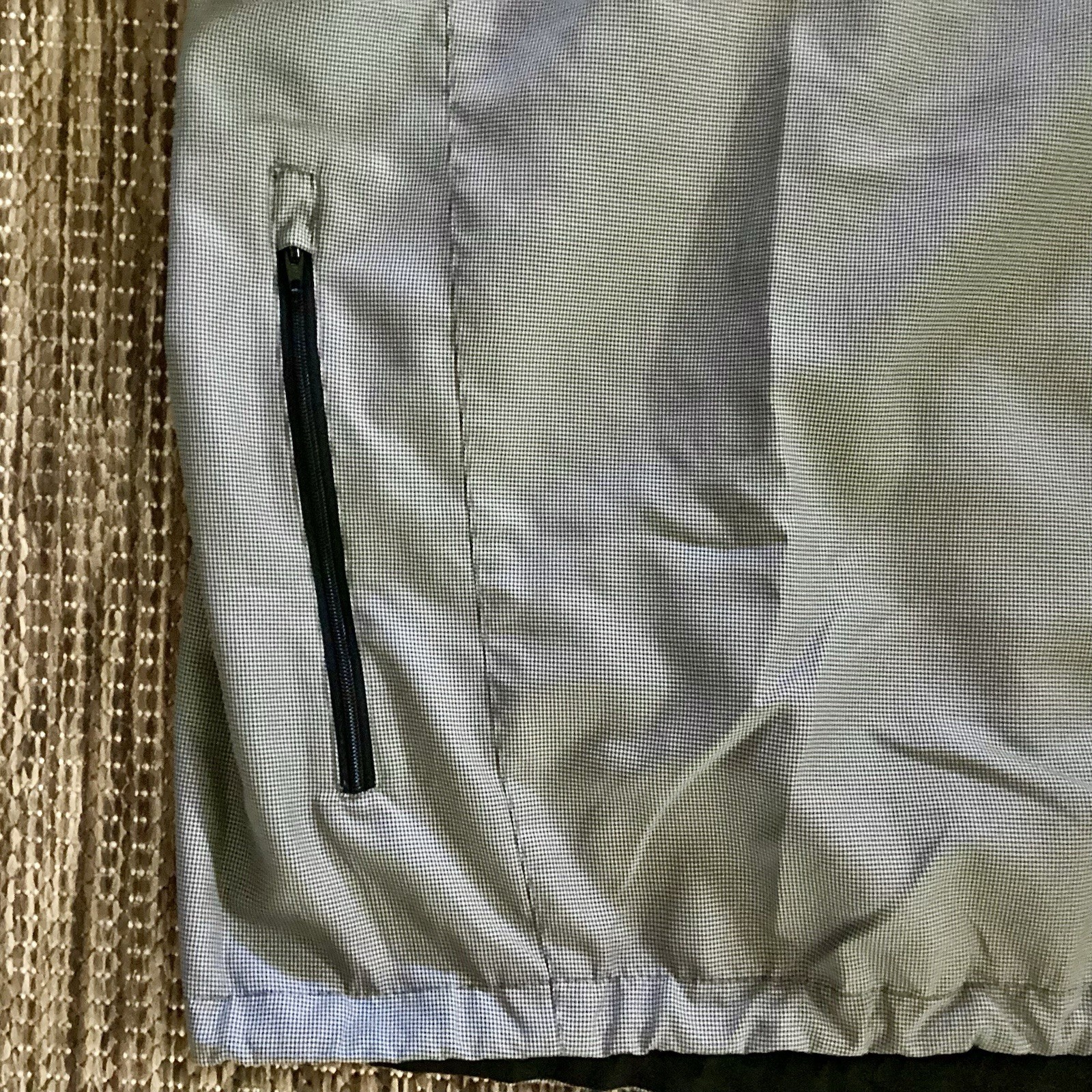 ZERO RESTRICTION Tour Series  Reversible 1/2 Sleeve Golf Pullover Gray Black XXL