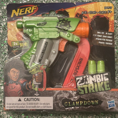 Nerf  | Hasbro | Zombie Strike | ClampDown | NEW