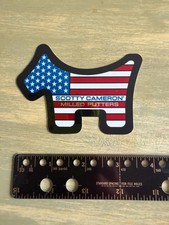 RARE Scotty Cameron Putter Scotty Dog Sticker Rectangle Shaft Band Decal America