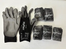 New Ansell HyFlex 11-600 Light Duty Gloves 6-PACK Size 10  (GU-5)