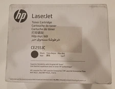 Genuine HP 55X CE255JC Extra High Yield Black Toner Cartridge New in Sealed Box