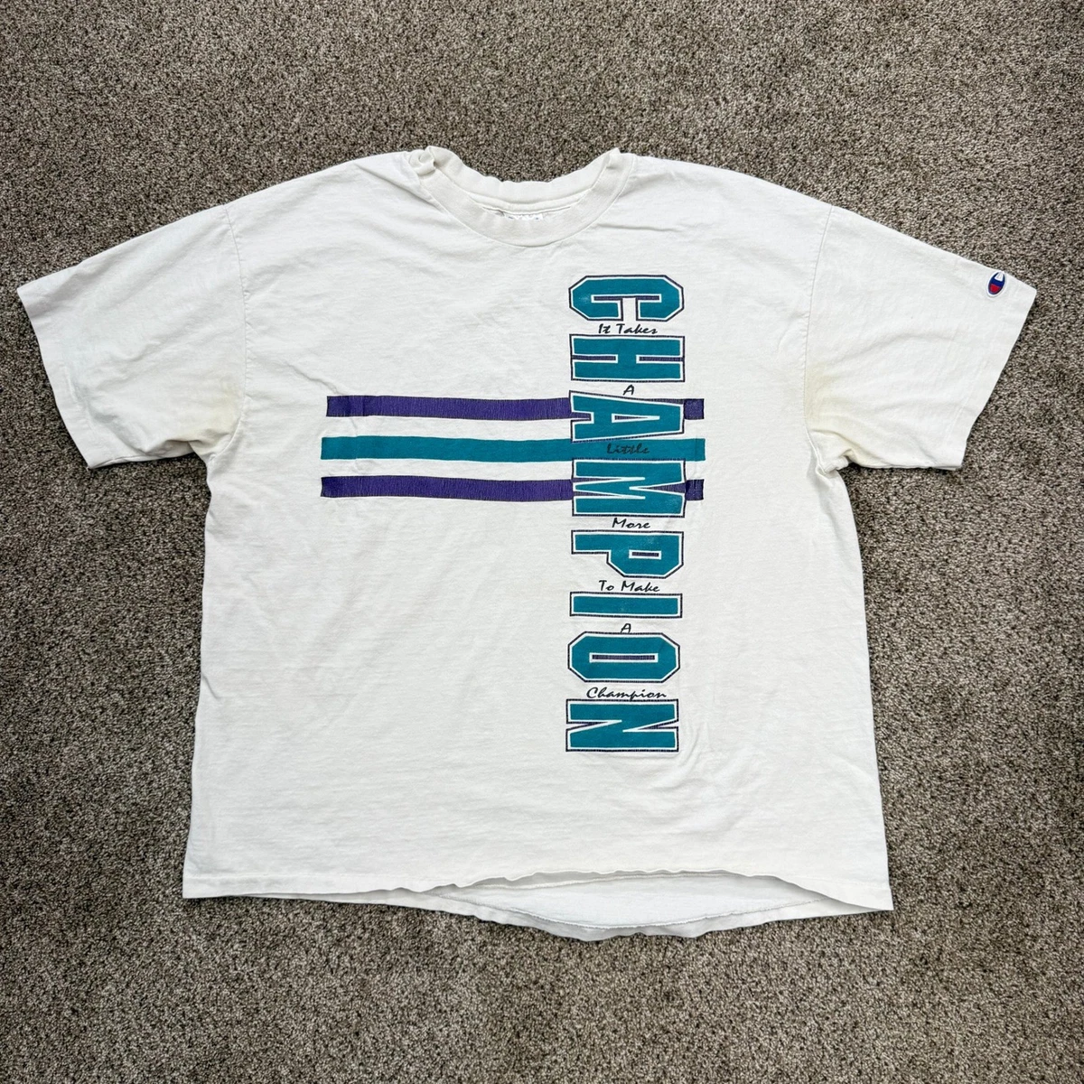 Champion White 1990s Vintage T-Shirts for Men for sale | eBay