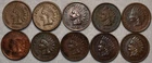 10x XF Indian Head Cent, 1859, 1864 CN, 1864-L, 1866, 1870, 1874, 1883, 84 89 09