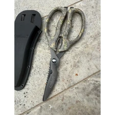 Camillus Titanium Game Shears Hunting Scissors with Sheath Camo Handles