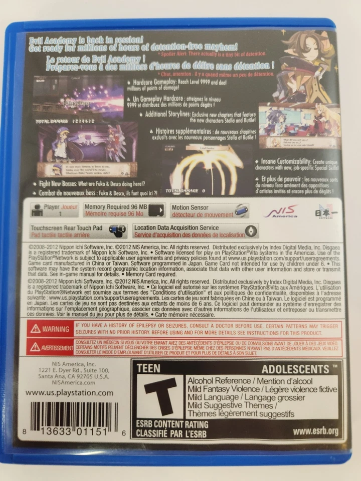 Disgaea 3: Absence of Detention (Sony PlayStation Vita, 2012) - Image 2 of 4