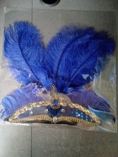 Ostrich Show Girl 1920 s Feather Flapper Costume Headpiece Halloween Party