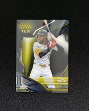 2026 Topps Chorme Black Oneil Cruz 43/50 Gold Refractor #197 Pirates QI95