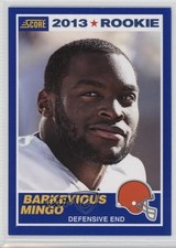 2013 Score 2013 Rookie Blue Barkevious Mingo #339 0c4