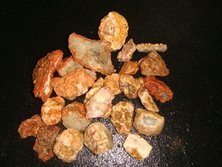 OLD BABY BERBER AGATE ROUGH NODULES 1 1/2 POUNDS MOROCCO