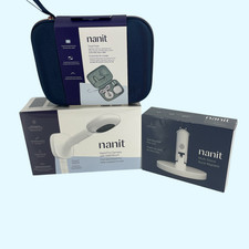 Nanit Pro N311NW Monitor Smart Baby Monitor w/Wall Mount Multi Stand Travel Case