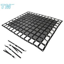 Cargo Net Truck Bed 6.75' x 8' Rugged with Cam Buckles S-Hooks