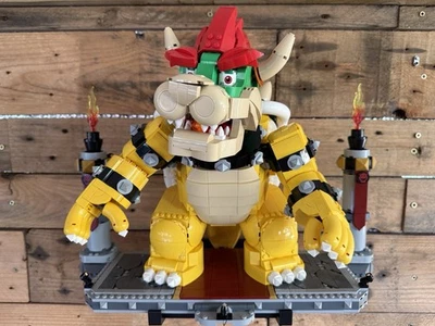 DISPLAY MY BRICKS Wall Mount For Lego Super Mario - The Mighty Bowser 71411