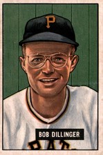 1951 Bowman #63 Bob Dillinger