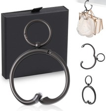 Purse Hook for Table 2-in-1 Anti Slip Purse Hook Table Purse Hook with Gift B...
