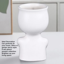 Ceramic Face Planter Pot Multipurpose Innovative Succulent Flowerpot Nordic