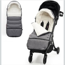 CozyDiary/Momcozy Universal Stroller Footmuff -Weather-Proof Stroller - GRAY