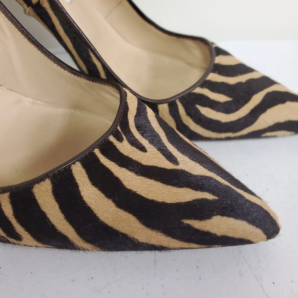 Zapatos de salón Manolo Blahnik para mujer con estampado animal de becerro talla 40 EU 10 EE. UU. Ocasión Foto 2 de 4