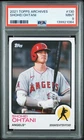 Shohei Ohtani 2021 Topps Archives #130 (PSA 9-Mint) Angels-2025 NL MVP-GOAT