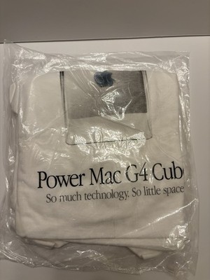 Apple Computers Shirt T Shirt Vintage 2000 Computer Power Mac G4 Cube New In Bag