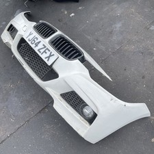 BMW 3SERIES M-SPORT 2011-2015 FRONT BUMPER WHITE COLOUR DAMAGED
