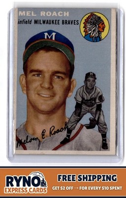 Mel Roach 1954 Topps #181