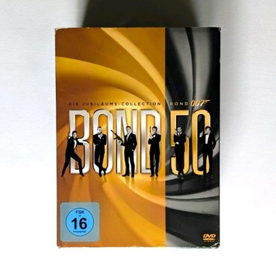 007 Bond 50 Jubiläums-Collection DVD Box Set 22 Discs FSK 16