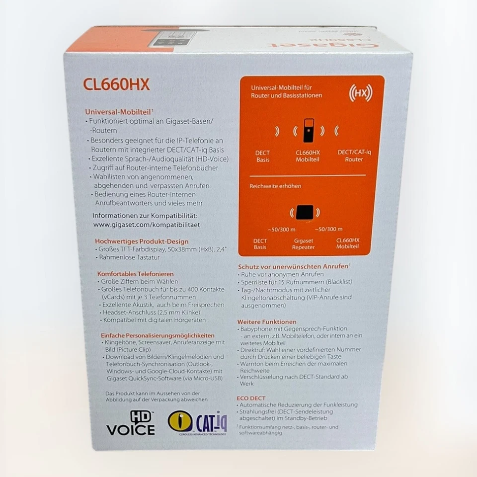 Gigaset - CL660HX / Schnurloses Telefon / FritzBox IP / Erweiterung / silber NEU - Bild 2 von 3