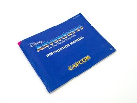 Adventures In The Magic Kingdom NES Instruction Booklet Manual FRA