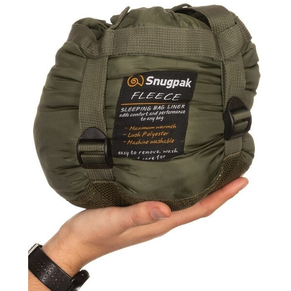 Snugpak Fleece Sleeping Bag Liner Olive - Insulated Thermal Snugpak Fleece Sleeping Bag Liner Olive - Insulated Thermal