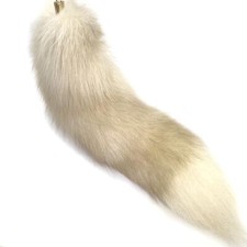 Therian tail fox tail keychain furry tail backpack tassel bag handbag accesso...